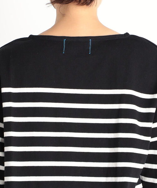 fredy repit（フレディレピ）の「パネルボーダー 天竺プルオーバーカットソー（Tシャツ/カットソー・レディース・ホワイト系その他4/ベージュ系その他3/ブラック系その他3・38）」の19枚目の写真