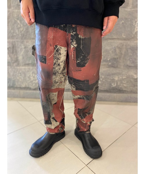 DIESEL グレー グラデーション ボトムス Mサイズ P-ALOMA パンツ｜グレー｜ウィメンズ｜DIESEL