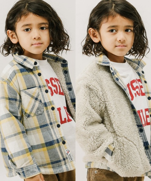 BAYFLOW（ベイフロー）の「[KIDS]ボアリバーシブルブルゾン（ブルゾン 
