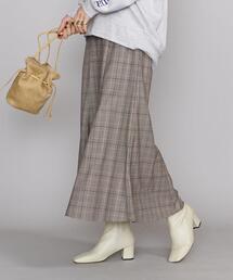 BRISEMY | 【別注】＜BRISEMY＞チェック ロングフレア スカート -ウォッシャブル-(スカート)