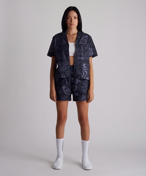 Saturdays NYC(サタデーズ ニューヨークシティ )の「Aja Diatoms Boxer Short(その他パンツ・レディース・オフホワイト/ミント/ネイビー・L/M/S/X-SMALL)」の1枚目の写真