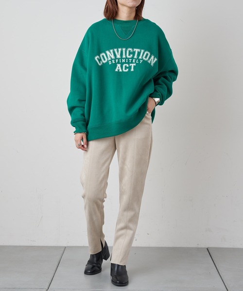 CIAOPANIC TYPY(チャオパニックティピー)の「フェイクスウェードイージーパンツ(その他パンツ・レディース・ブラック/レッド/オリーブ/アイボリー・SMALL/MEDIUM/LARGE)」の19枚目の写真