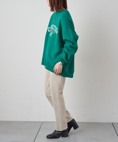 CIAOPANIC TYPY(チャオパニックティピー)の「フェイクスウェードイージーパンツ(その他パンツ・レディース・ブラック/レッド/オリーブ/アイボリー・SMALL/MEDIUM/LARGE)」の13枚目の写真