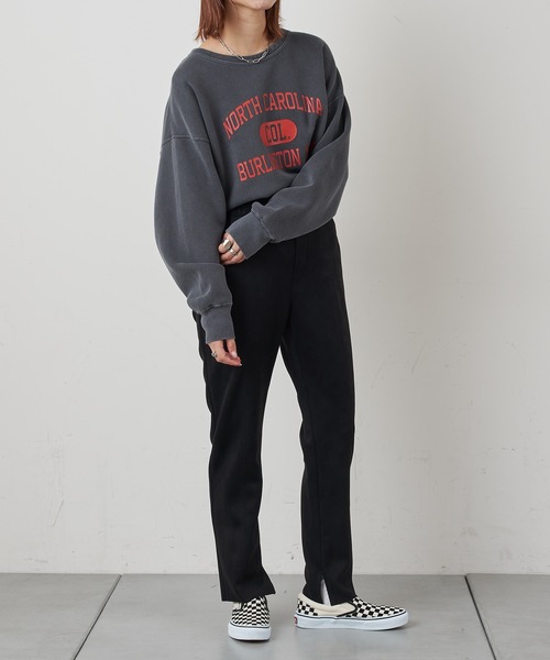 CIAOPANIC TYPY(チャオパニックティピー)の「フェイクスウェードイージーパンツ(その他パンツ・レディース・ブラック/レッド/オリーブ/アイボリー・SMALL/MEDIUM/LARGE)」の8枚目の写真