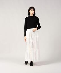agnes b. コットンガーゼ ティアードスカート フレア 60944546_b_07_215.jpg
