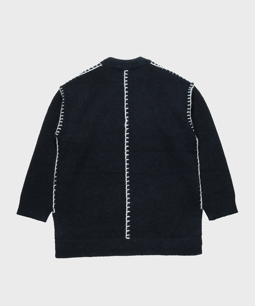 NIDO（ニド）の「ハンドステッチニットプロオーバー（ニット/セーター・メンズ・ベージュ/ブルー/ブラック・M/L）」の14枚目の写真