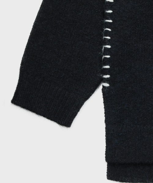 NIDO（ニド）の「ハンドステッチニットプロオーバー（ニット/セーター・メンズ・ベージュ/ブルー/ブラック・M/L）」の16枚目の写真