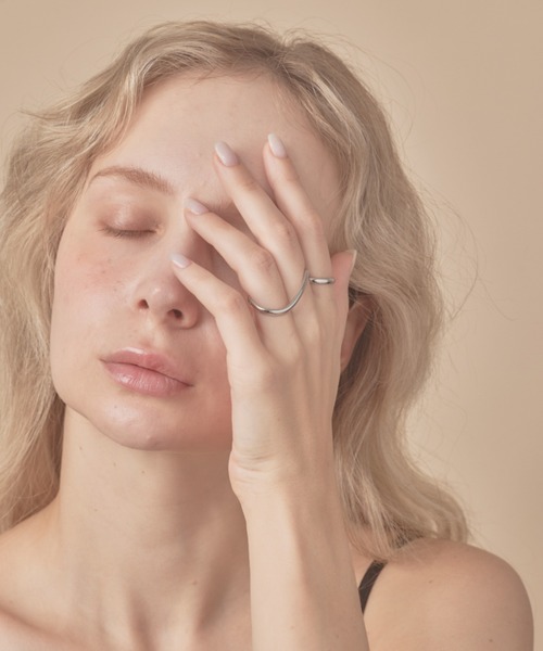 sowang（ソワン）の「2WAYダブルフィンガーリング/double finger ring（リング・レディース・シルバー/ゴールド・FREE）」の13枚目の写真