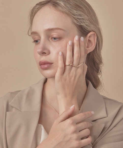 sowang（ソワン）の「2WAYダブルフィンガーリング/double finger ring（リング・レディース・シルバー/ゴールド・FREE）」の22枚目の写真