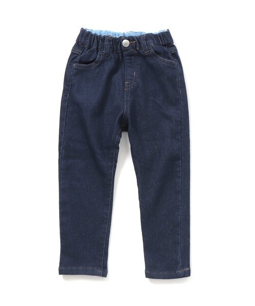apres les cours(アプレレクール)の「裏微起毛デニム/7days Style pants 10分丈(その他パンツ・キッズ・ネイビー/ブルー・130/90/120/140/100/80/110)」の8枚目の写真