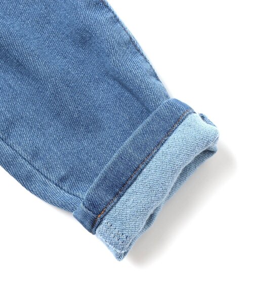 apres les cours(アプレレクール)の「裏微起毛デニム/7days Style pants 10分丈(その他パンツ・キッズ・ネイビー/ブルー・130/90/120/140/100/80/110)」の18枚目の写真