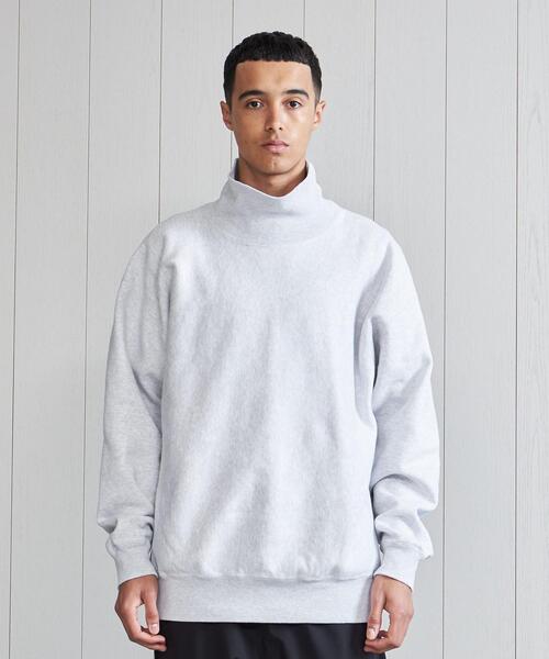 H BEAUTY&YOUTH UNITED ARROWS(エイチビューティーアンドユースユナイテッドアローズ)の「<H>SWEAT MOCK NECK PULLOVER/カットソー(スウェット・メンズ・ホワイト/グレー・S/M/L)」の6枚目の写真