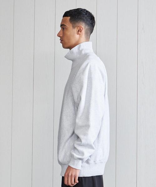 H BEAUTY&YOUTH UNITED ARROWS(エイチビューティーアンドユースユナイテッドアローズ)の「<H>SWEAT MOCK NECK PULLOVER/カットソー(スウェット・メンズ・ホワイト/グレー・S/M/L)」の8枚目の写真