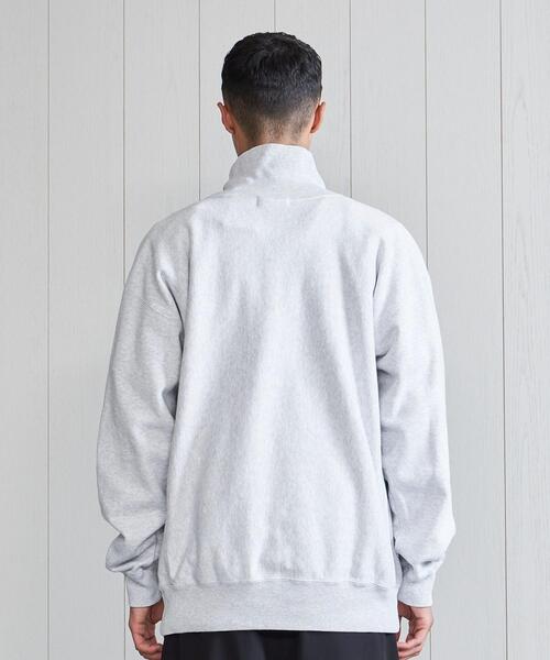 H BEAUTY&YOUTH UNITED ARROWS(エイチビューティーアンドユースユナイテッドアローズ)の「<H>SWEAT MOCK NECK PULLOVER/カットソー(スウェット・メンズ・ホワイト/グレー・S/M/L)」の4枚目の写真