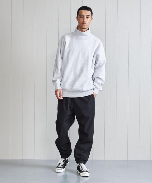 H BEAUTY&YOUTH UNITED ARROWS(エイチビューティーアンドユースユナイテッドアローズ)の「<H>SWEAT MOCK NECK PULLOVER/カットソー(スウェット・メンズ・ホワイト/グレー・S/M/L)」の9枚目の写真