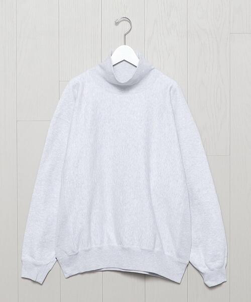 H BEAUTY&YOUTH UNITED ARROWS(エイチビューティーアンドユースユナイテッドアローズ)の「<H>SWEAT MOCK NECK PULLOVER/カットソー(スウェット・メンズ・ホワイト/グレー・S/M/L)」の11枚目の写真