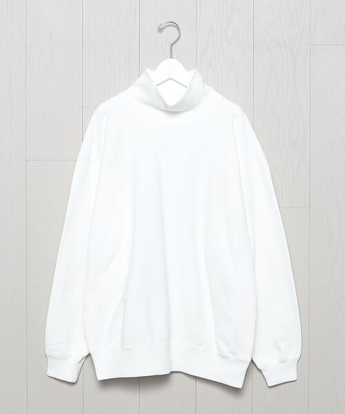 H BEAUTY&YOUTH UNITED ARROWS(エイチビューティーアンドユースユナイテッドアローズ)の「<H>SWEAT MOCK NECK PULLOVER/カットソー(スウェット・メンズ・ホワイト/グレー・S/M/L)」の18枚目の写真