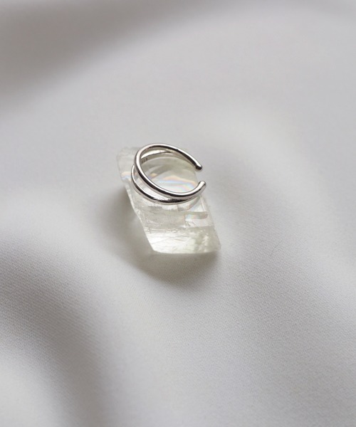 Jenny BY IMMANOEL(ジェニーバイイマノエル)の「silver925 2連イヤーカフ(イヤーカフ・レディース・ゴールド/シルバー/ピンクゴールド・FREE)」の9枚目の写真