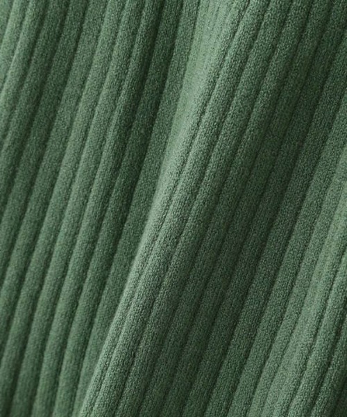 N.（N. Natural Beauty Basic）（エヌエヌナチュラルビューティーベーシック）の「◆ボトルネックパワーショルダーニットセットアップ（ワンピース・レディース・モカ/グリーン/クリーム・MEDIUM）」の21枚目の写真