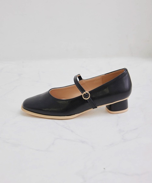 ROPE' PICNIC（ロペピクニック）の「ラウンドヒールメリージェーンパンプス（パンプス・レディース・ブラック/キナリ/シルバー・23.0cm/23.5cm/24.0cm/24.5cm）」の7枚目の写真