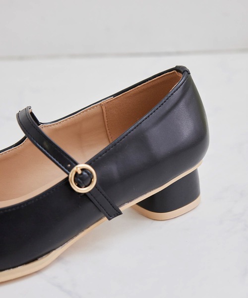 ROPE' PICNIC（ロペピクニック）の「ラウンドヒールメリージェーンパンプス（パンプス・レディース・ブラック/キナリ/シルバー・23.0cm/23.5cm/24.0cm/24.5cm）」の13枚目の写真