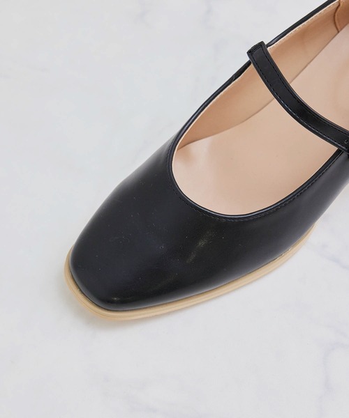 ROPE' PICNIC（ロペピクニック）の「ラウンドヒールメリージェーンパンプス（パンプス・レディース・ブラック/キナリ/シルバー・23.0cm/23.5cm/24.0cm/24.5cm）」の9枚目の写真
