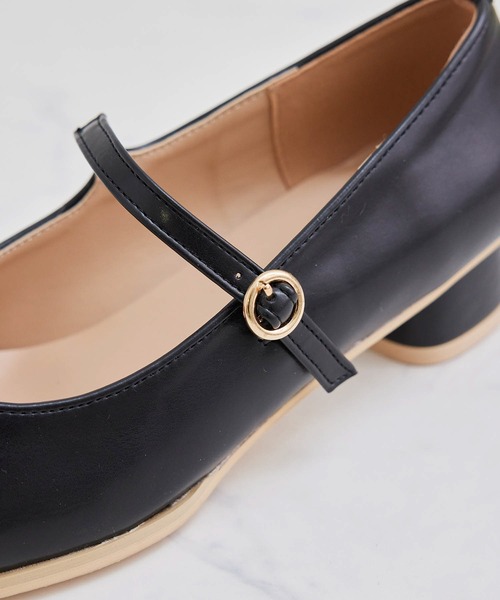 ROPE' PICNIC（ロペピクニック）の「ラウンドヒールメリージェーンパンプス（パンプス・レディース・ブラック/キナリ/シルバー・23.0cm/23.5cm/24.0cm/24.5cm）」の11枚目の写真