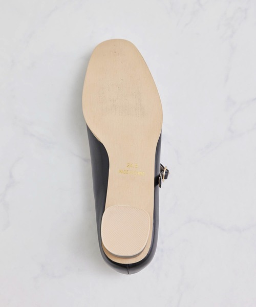 ROPE' PICNIC（ロペピクニック）の「ラウンドヒールメリージェーンパンプス（パンプス・レディース・ブラック/キナリ/シルバー・23.0cm/23.5cm/24.0cm/24.5cm）」の4枚目の写真