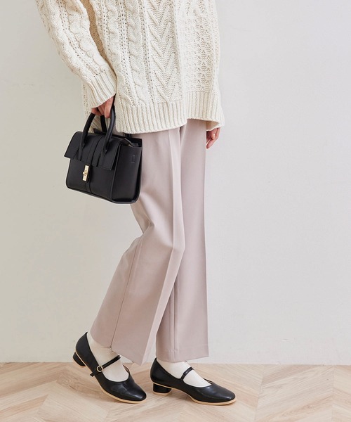 ROPE' PICNIC（ロペピクニック）の「ラウンドヒールメリージェーンパンプス（パンプス・レディース・ブラック/キナリ/シルバー・23.0cm/23.5cm/24.0cm/24.5cm）」の10枚目の写真