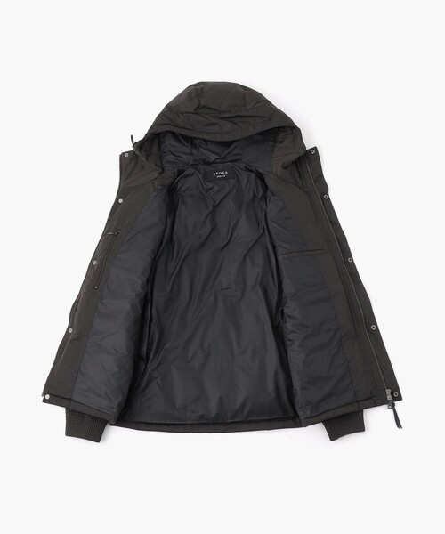 EPOCA UOMO(エポカウォモ)の「ニットコンビダウンブルゾン(ダウンジャケット/コート・メンズ・カーキ/ブラック・48/46)」の10枚目の写真