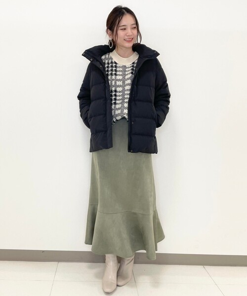 SHOO・LA・RUE（シューラルー）の「◆ふわふわ素材が可愛い！チェック柄ゆったりニット（ニット/セーター・レディース・ホワイト系その他2/サックスブルー系1/ブラック系1・00）」の22枚目の写真