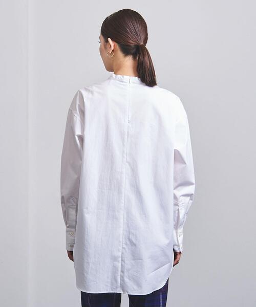 UNITED ARROWS（ユナイテッドアローズ）の「＜UNITED ARROWS＞C コンビ シャツ G（シャツ/ブラウス・レディース・ホワイト/ネイビー・FREE）」の6枚目の写真