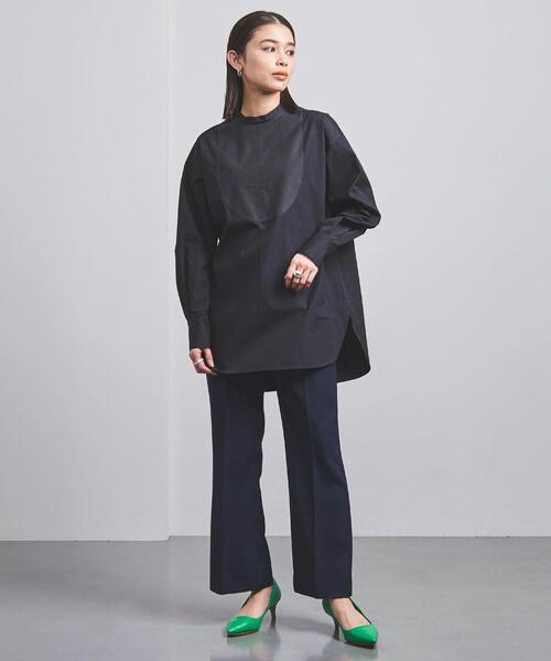 UNITED ARROWS（ユナイテッドアローズ）の「＜UNITED ARROWS＞C コンビ シャツ G（シャツ/ブラウス・レディース・ホワイト/ネイビー・FREE）」の11枚目の写真