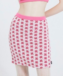CRANK | 【CRANK/クランク】FLOWER KNIT SKIRT/花柄スカート ニットスカート ミニスカート(スカート)