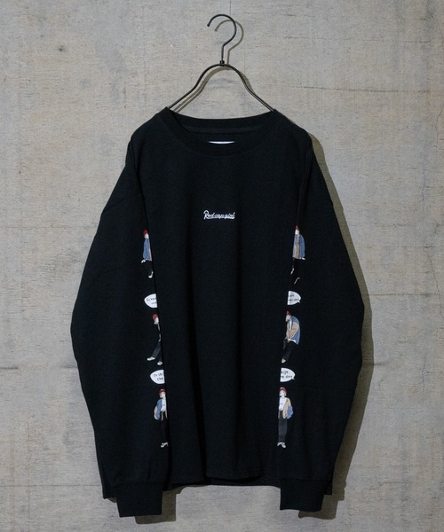 Red Cap Girl(レッドキャプガール)の「【a-r】〔Red Cap Girl/レッドキャップガール〕天竺 スリーブプリント "RED CAP GIRLS"L/S Tシャツ(Tシャツ/カットソー・メンズ・ホワイト/グリーン/ブラック・LARGE/MEDIUM)」の3枚目の写真
