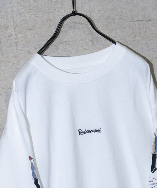 Red Cap Girl(レッドキャプガール)の「【a-r】〔Red Cap Girl/レッドキャップガール〕天竺 スリーブプリント "RED CAP GIRLS"L/S Tシャツ(Tシャツ/カットソー・メンズ・ホワイト/グリーン/ブラック・LARGE/MEDIUM)」の4枚目の写真