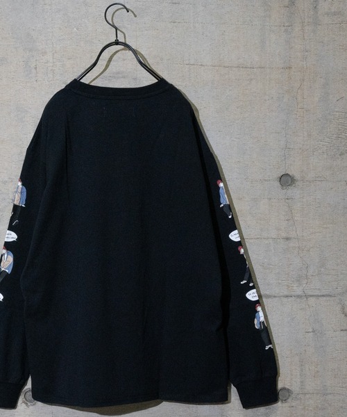 Red Cap Girl(レッドキャプガール)の「【a-r】〔Red Cap Girl/レッドキャップガール〕天竺 スリーブプリント "RED CAP GIRLS"L/S Tシャツ(Tシャツ/カットソー・メンズ・ホワイト/グリーン/ブラック・LARGE/MEDIUM)」の12枚目の写真