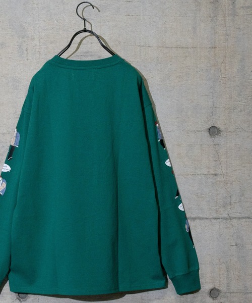 Red Cap Girl(レッドキャプガール)の「【a-r】〔Red Cap Girl/レッドキャップガール〕天竺 スリーブプリント "RED CAP GIRLS"L/S Tシャツ(Tシャツ/カットソー・メンズ・ホワイト/グリーン/ブラック・LARGE/MEDIUM)」の14枚目の写真