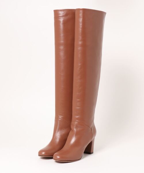 L'AUTRE CHOSE（ロートレショーズ）の「L'AUTRE CHOSE: 定番ロングブーツ（ブーツ・レディース・キャメル/グリーン・36/38）」の2枚目の写真