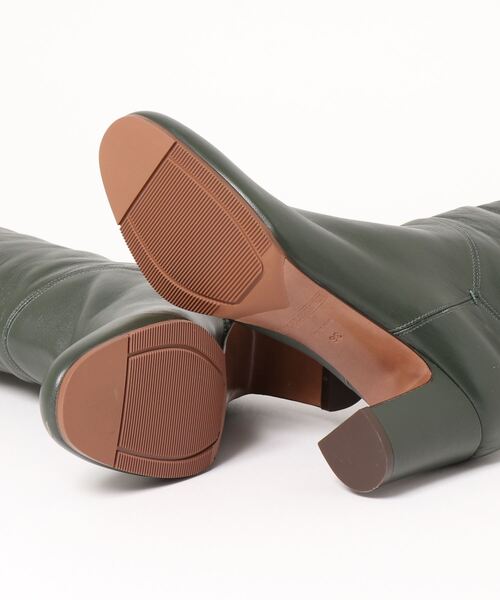 L'AUTRE CHOSE（ロートレショーズ）の「L'AUTRE CHOSE: 定番ロングブーツ（ブーツ・レディース・キャメル/グリーン・36/38）」の4枚目の写真