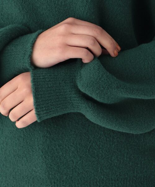 AG by aquagirl(エージーバイアクアガール)の「◆ミニナイロンフェザーVネックニット【WEB限定サイズ】(ニット/セーター・レディース・オフホワイト/ブラウン系/ダークグリーン/グレー・40/38/36)」の15枚目の写真