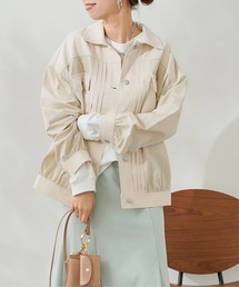 【WEB限定】デニム切替ブルゾン
