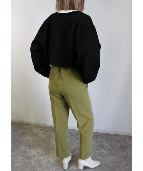 MLI'A（エムリア）の「スナップボタンニットカーディガン（カーディガン/ボレロ・レディース・グリーン/アイボリー/イエロー/レッド/ライトグリーン/サックスブルー/ピンク/ブラック・M）」の16枚目の写真