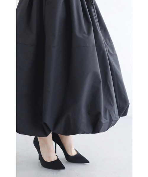 (美品❗)ボウエー可愛い　スカート　ブラック POCKET BALLOON SILHOUETTE SKIRT｜CONVERSE TOKYO (コンバース
