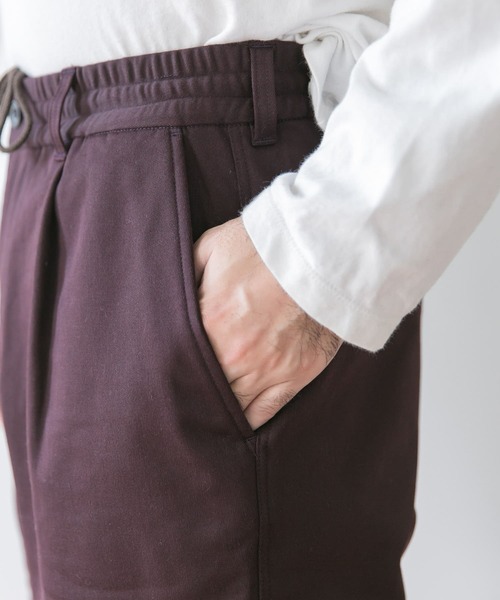 URBAN RESEARCH DOORS(アーバンリサーチドアーズ)の「裏起毛 EasyTuckTrouser(その他パンツ・メンズ・ブラック/ネイビー/ベージュ系その他/レッド系その他・40/38)」の16枚目の写真