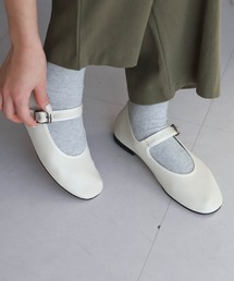 UNE MANSION（ユヌマンション）の「メリージェーンフラットシューズ（バレエシューズ）」