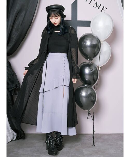 EATME（イートミー）の「エンブロイダリーBACKリボンベレー帽（ハンチング/ベレー帽・レディース・アイボリー/ブラック・FREE）」の12枚目の写真