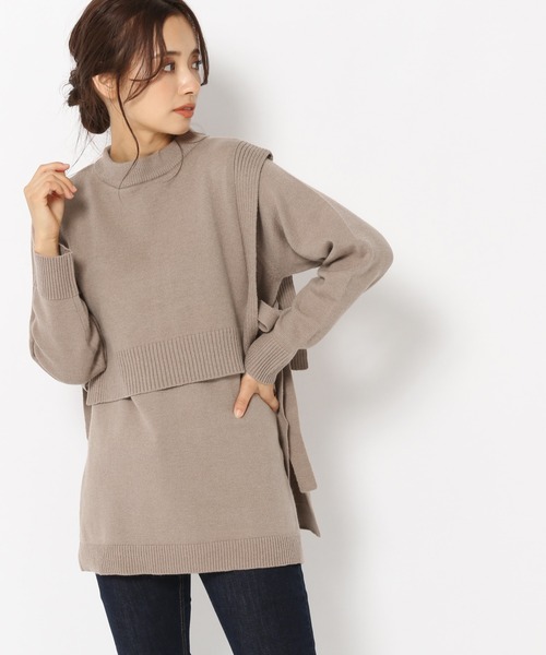 セール ブランド古着 長袖ニット ニット セーター Mysty Woman ミスティウーマン のファッション通販 Zozoused