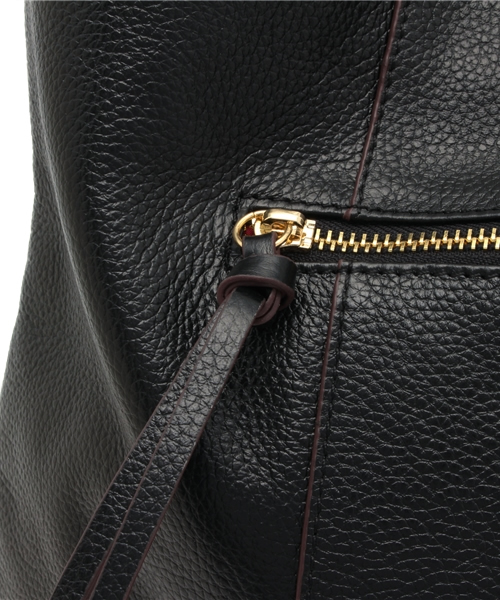 ROSE BUD COUPLES (ローズ バッド カップルズ)の「R-1945 FRONT ZIP PKT LARGE SQUARE BAG(ショルダーバッグ・レディース・ブラック/オレンジ/グリーン・ONE SIZE)」の4枚目の写真