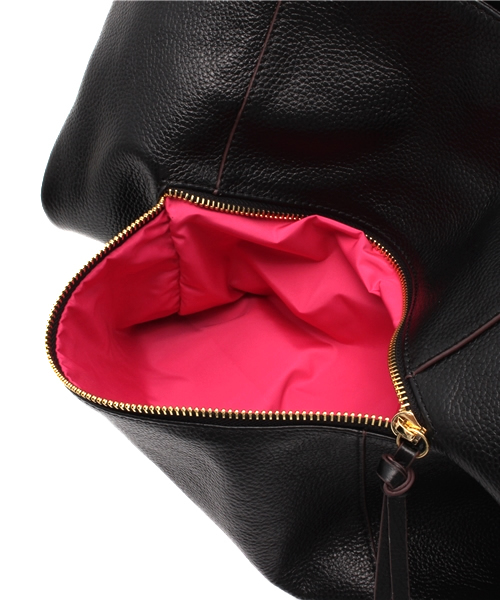ROSE BUD COUPLES (ローズ バッド カップルズ)の「R-1945 FRONT ZIP PKT LARGE SQUARE BAG(ショルダーバッグ・レディース・ブラック/オレンジ/グリーン・ONE SIZE)」の11枚目の写真